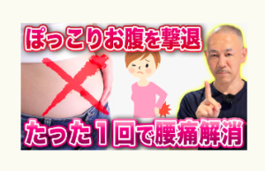 ぽっこりお腹、腰痛、冨田勝RESET